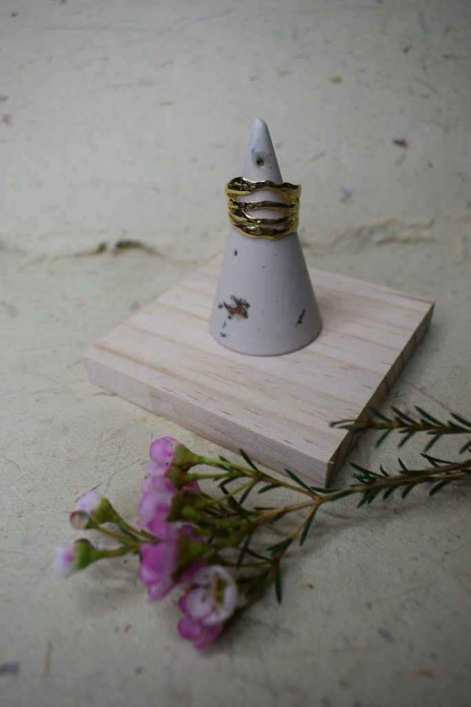 Spiral Symphony Adjustable Ring