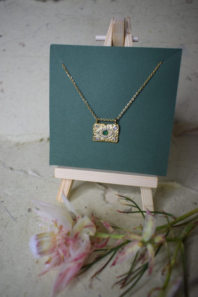 Malachite Hex Necklace