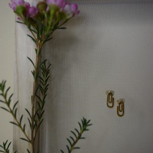 Stationary Chic Studs